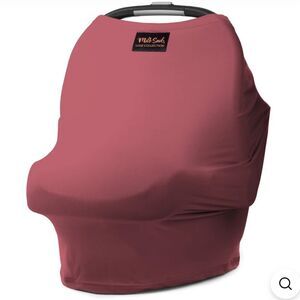 Milk Snob Baby Infant Original 5-in-1 Ash Rose Stretchy Luxe Cover.